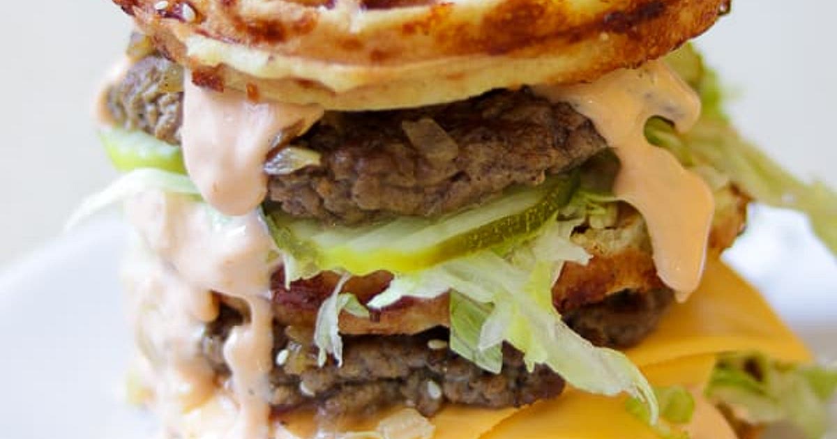 Keto Big Mac - Big Mac Chaffle Recipe | Samsung Food App