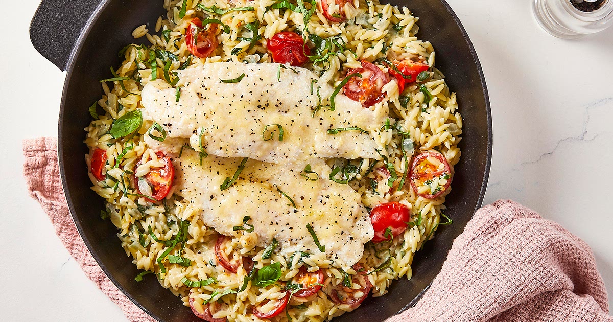 Creamy One-Pot Fish Florentine With Basil Recipe | Samsung Food App