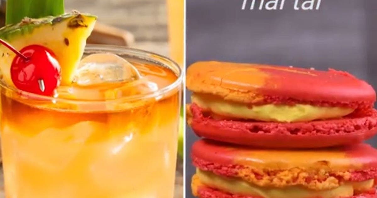 Mai Tai Macaron Recipe | Samsung Food App