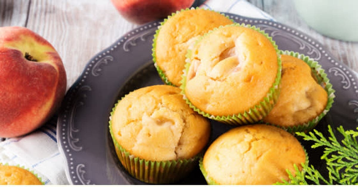 Dr. Sebi’s Fat-Free Peach Muffins Recipe | Samsung Food App