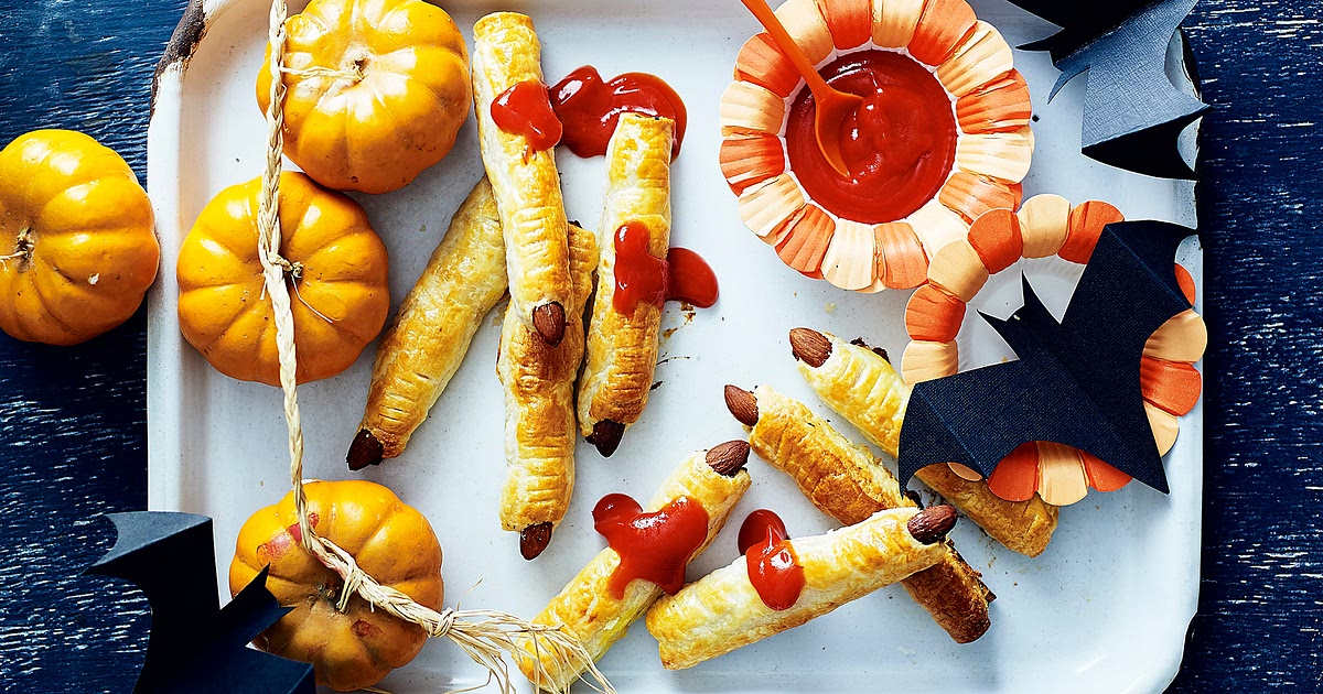 Halloween Zombie Finger Sausage Rolls - Gross Snacks for Adults and Kids