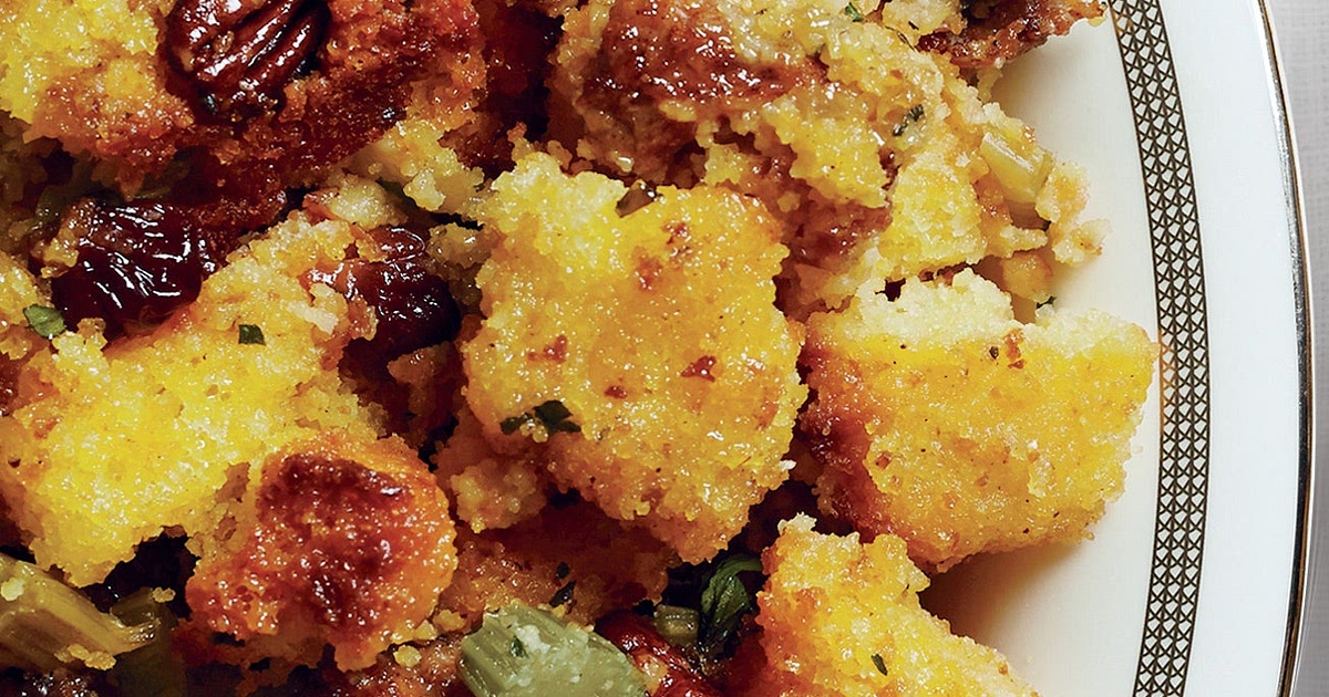 Cornbread, Chorizo, Cherry, and Pecan Stuffing Recipe | Samsung Food App