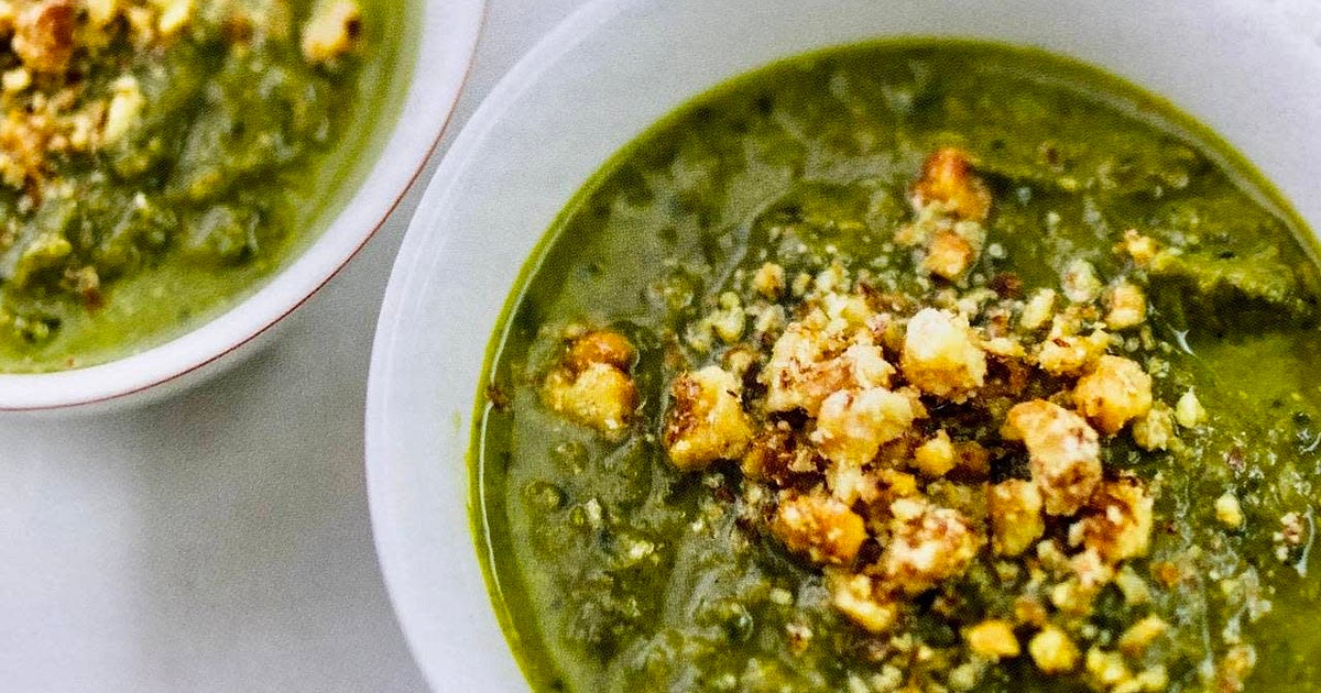 Watercress and Roasted Walnut Soup Recipe | Samsung Food App