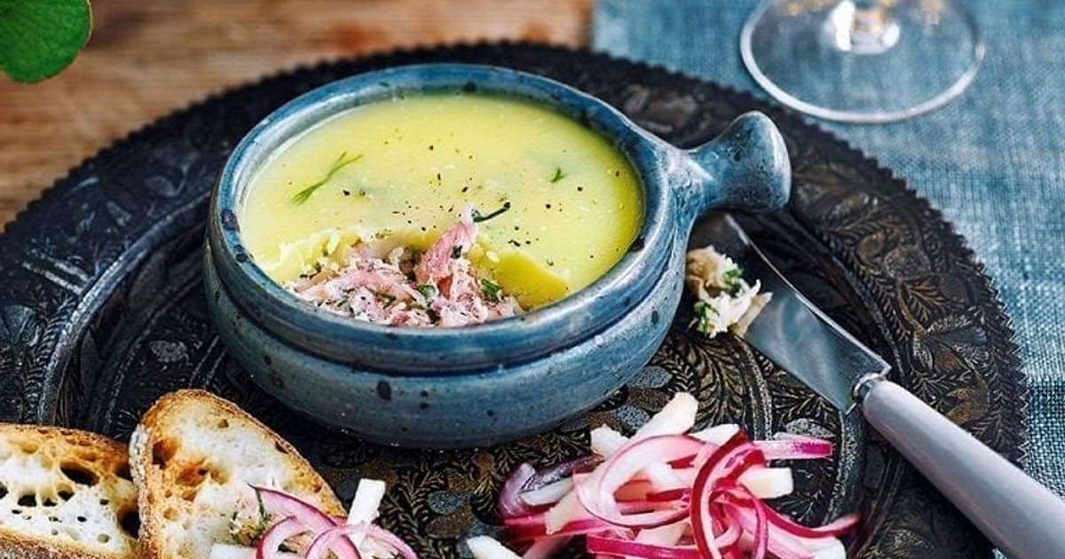 Potted hot-smoked salmon with onion and apple pickle Recipe | Samsung Food App