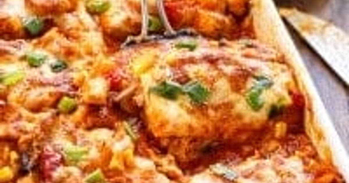 Chicken and Corn Enchilada Bake Recipe | Samsung Food App