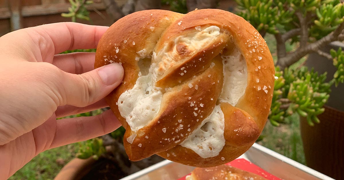 Mozzarella Stuffed Soft Pretzels Recipe | Samsung Food App