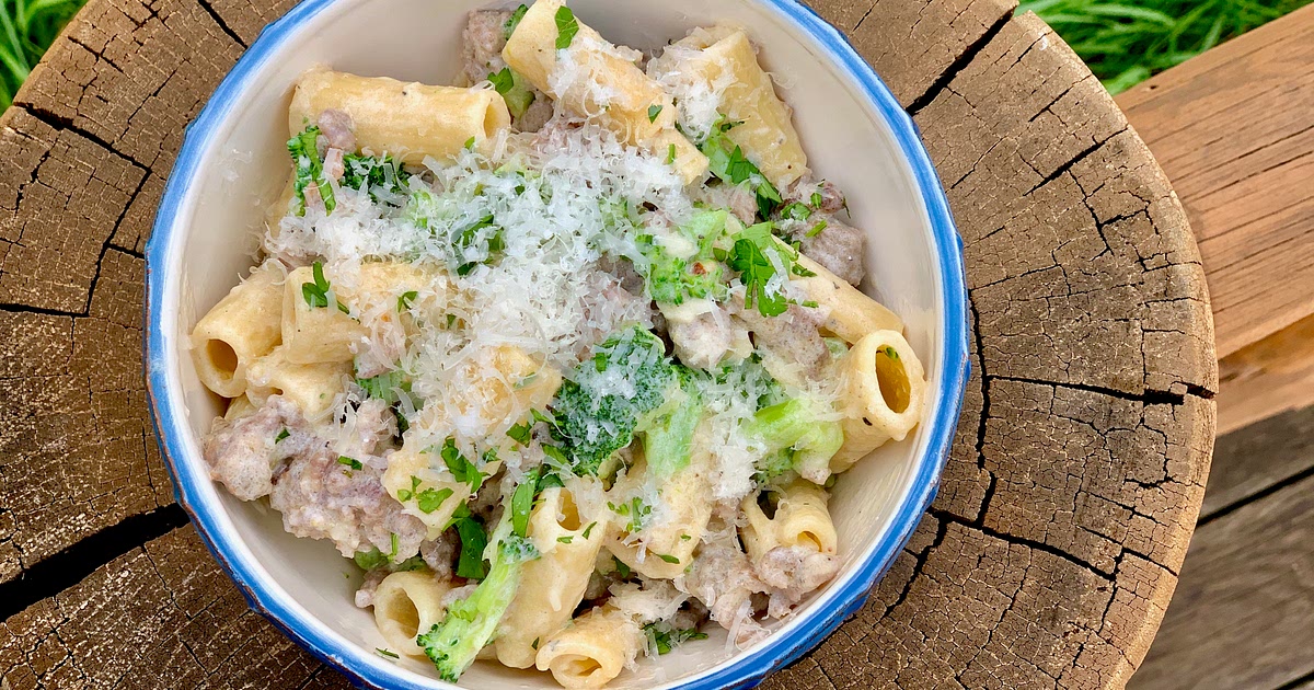 Rigatoni with Broccoli and Sausage Recipe | Samsung Food App