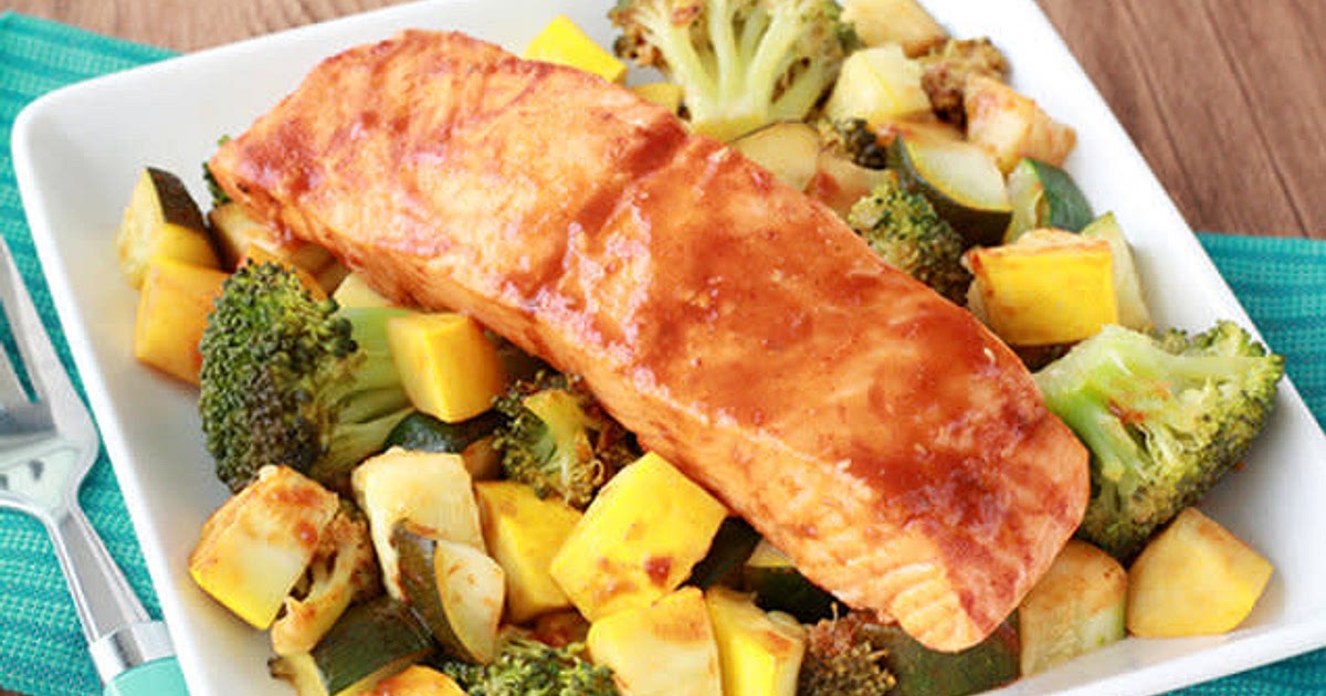 spicy BBQ Salmon and veggies Recipe | Samsung Food App