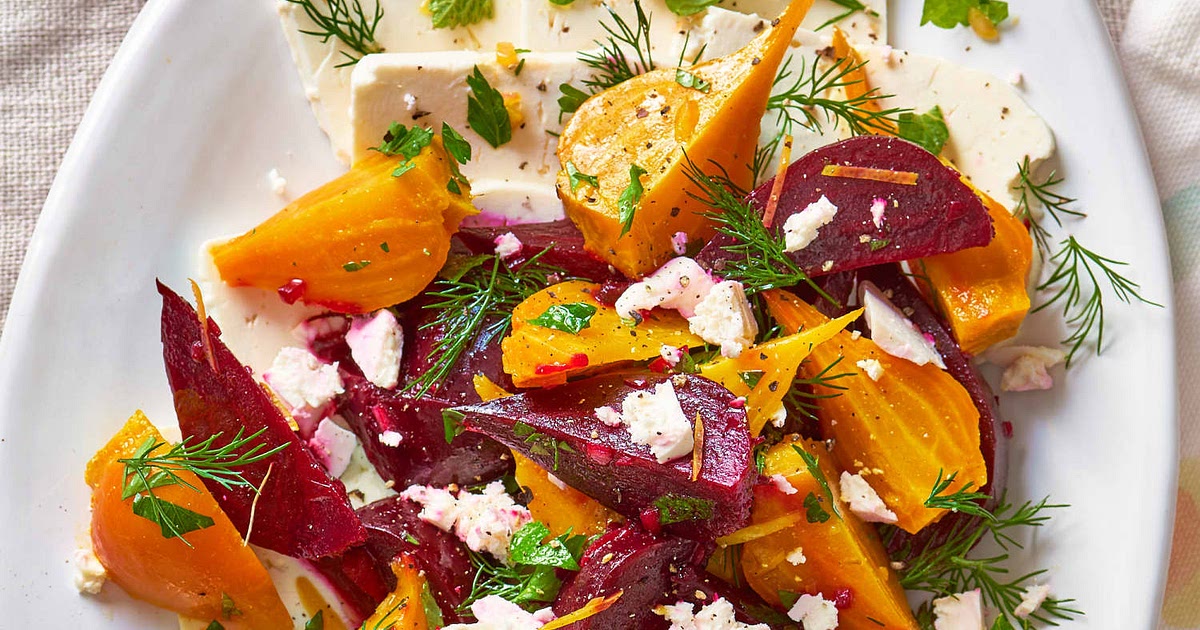 Recipe: Marinated Feta-Beet Salad | Samsung Food App