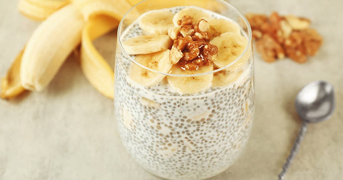 Chia pudding - banana + walnuts Recipe | Samsung Food App