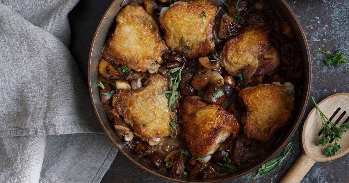 Chicken with Mushrooms and Tarragon Recipe | Samsung Food App