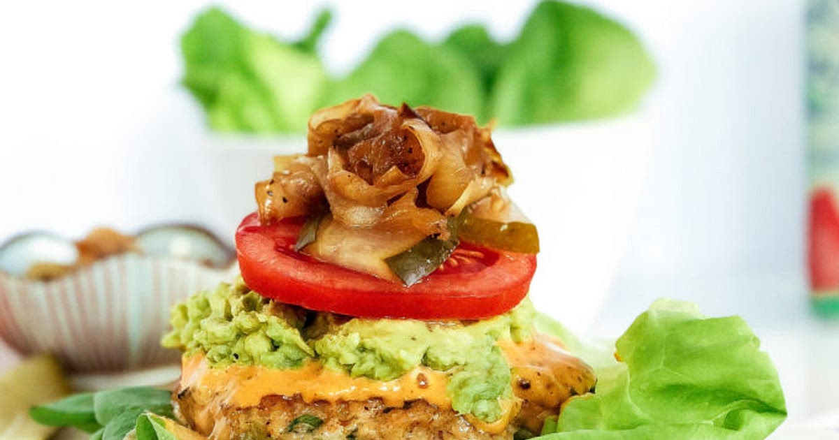 Jalapeno Avocado Chicken Burgers Recipe | Samsung Food App