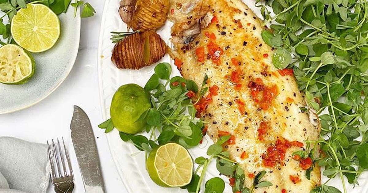 Dover sole with chilli lime butter Recipe | Samsung Food App