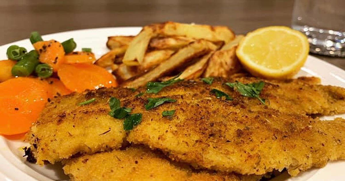 Breaded lemon and herb fish Recipe | Samsung Food App