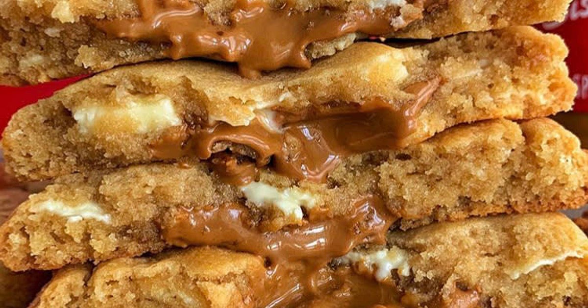 Lotus biscoff stuffed cookies Recipe | Samsung Food App
