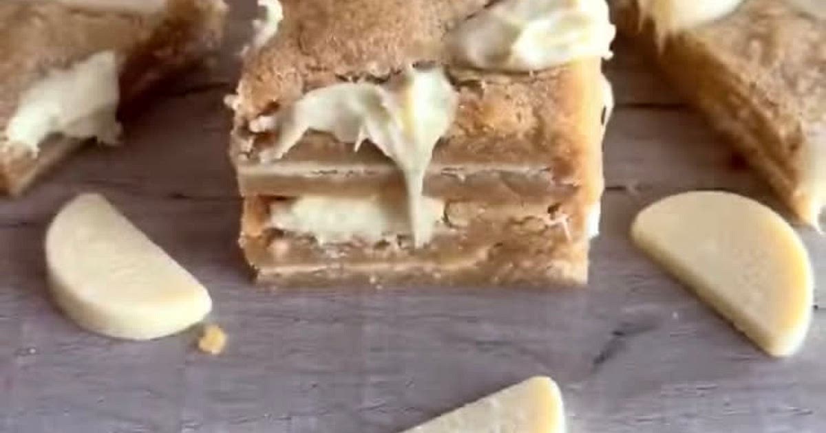 White chocolate orange blondies Recipe | Samsung Food App
