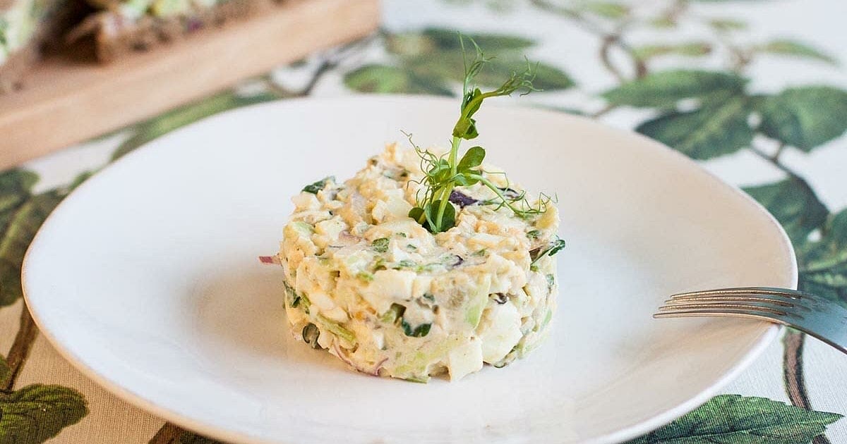 Egg & avocado salad Recipe | Samsung Food App