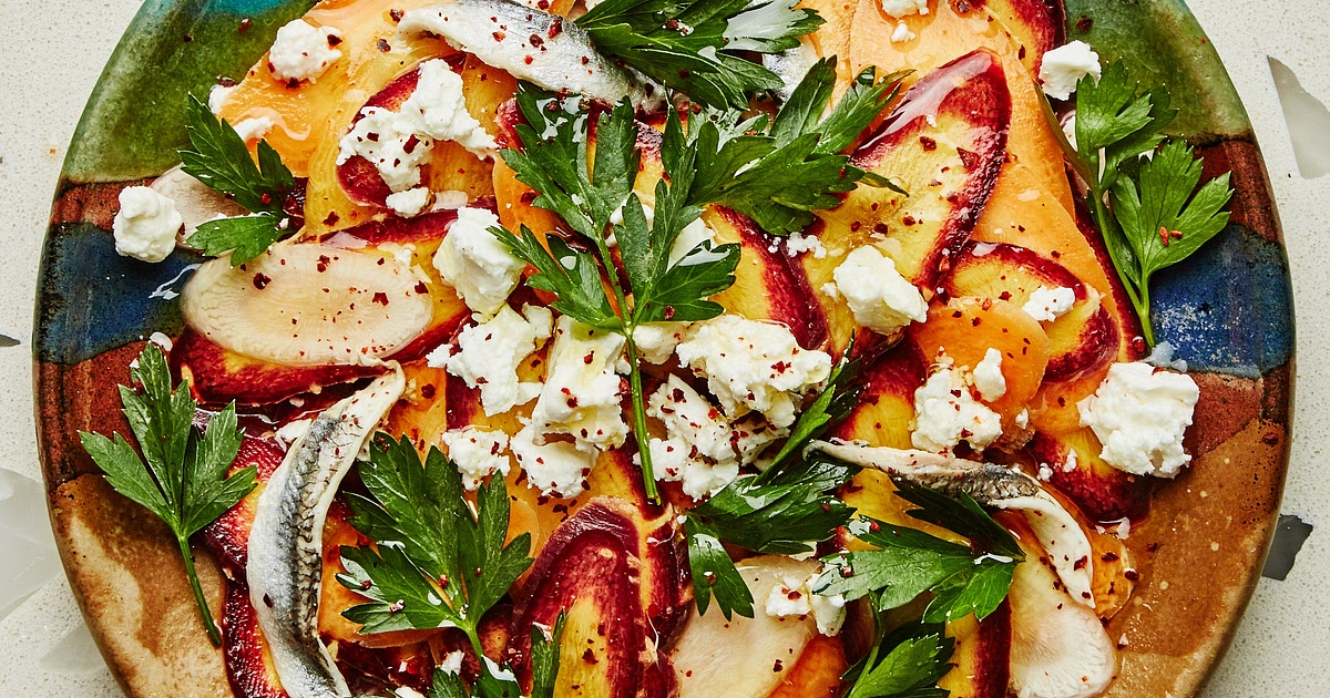 Carrot Salad With Feta and Anchovies Recipe | Samsung Food App