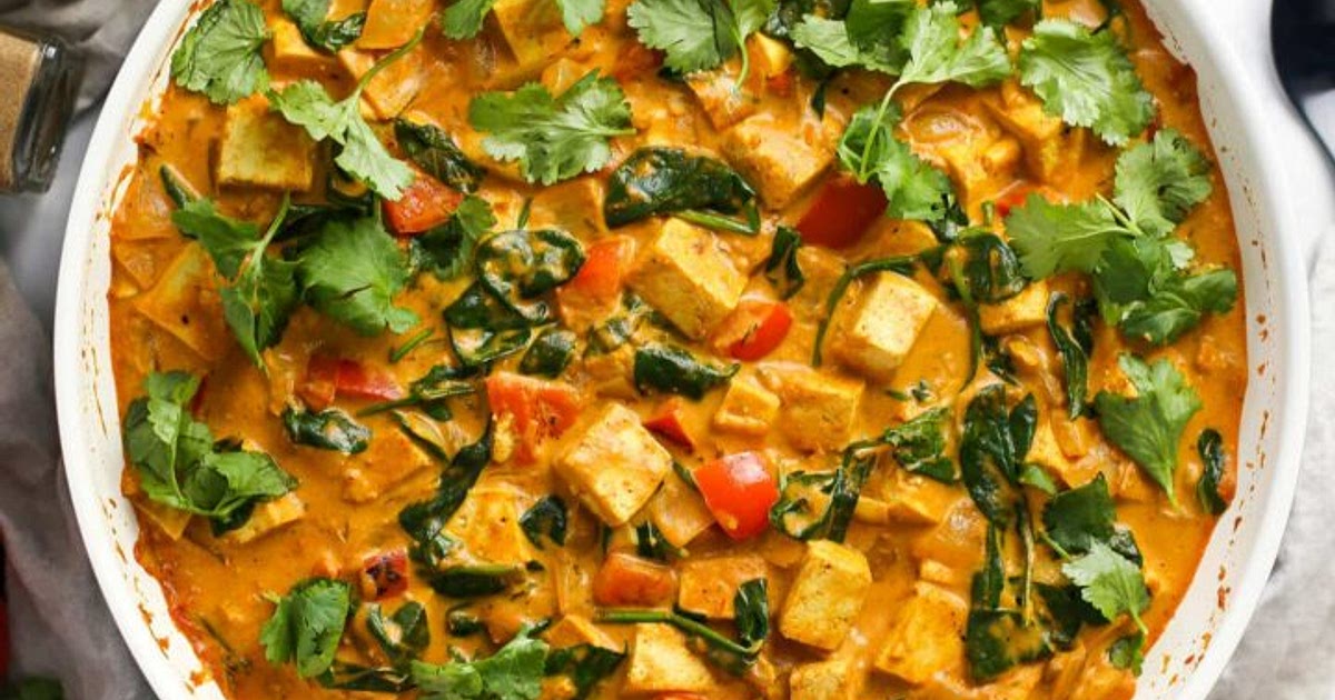 One Pan Tofu Coconut Curry Recipe | Samsung Food App