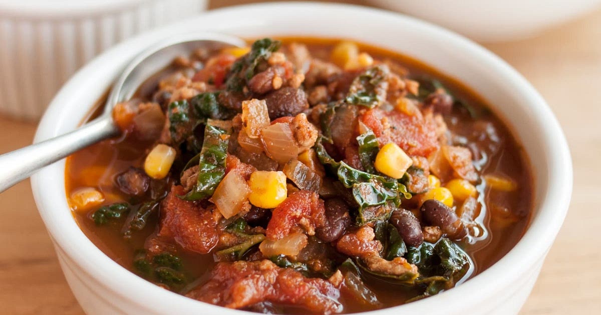 Recipe: Easy Turkey Chili with Kale | Samsung Food App