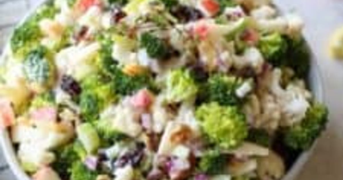 Apple Broccoli Cauliflower Salad Recipe | Samsung Food App