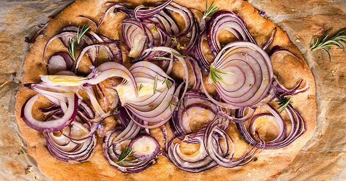 Caramelised Onion Focaccia Bread Recipe| Schwartz | Samsung Food App