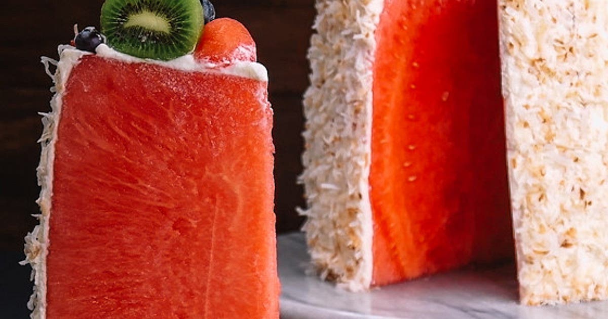 Watermelon Cake Recipe | Samsung Food App