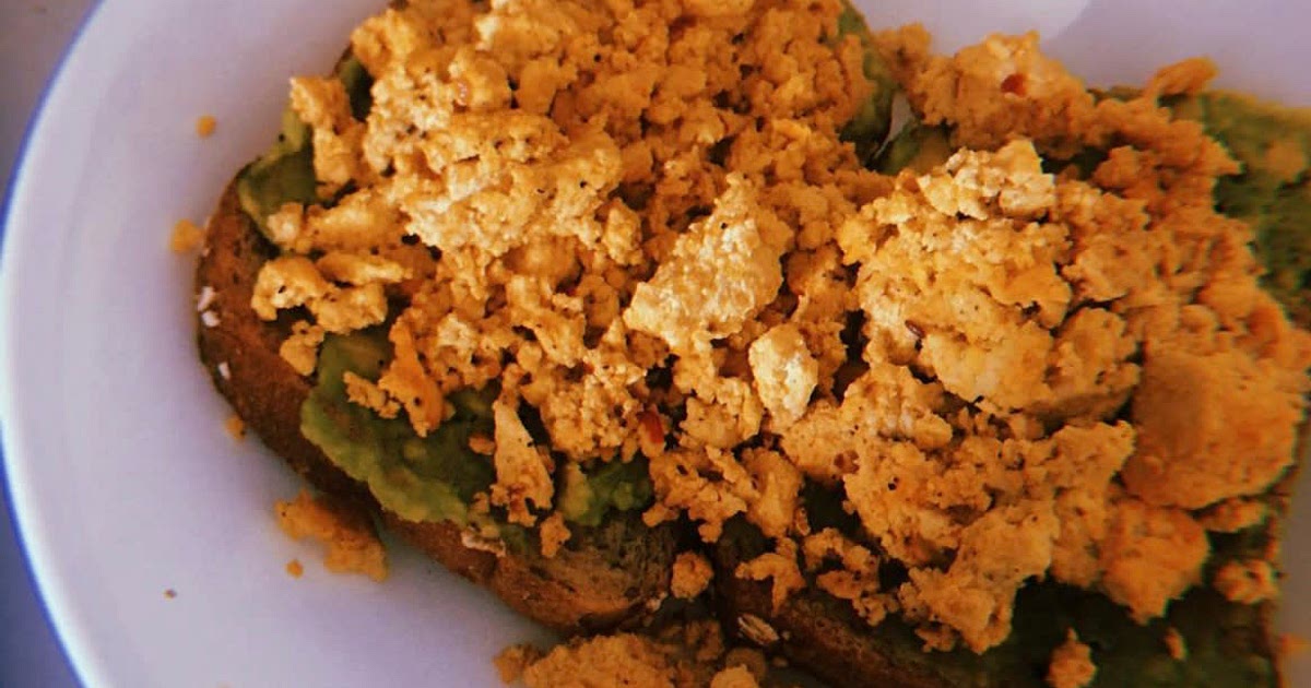 Vegan avocado scramble toast Recipe | Samsung Food App