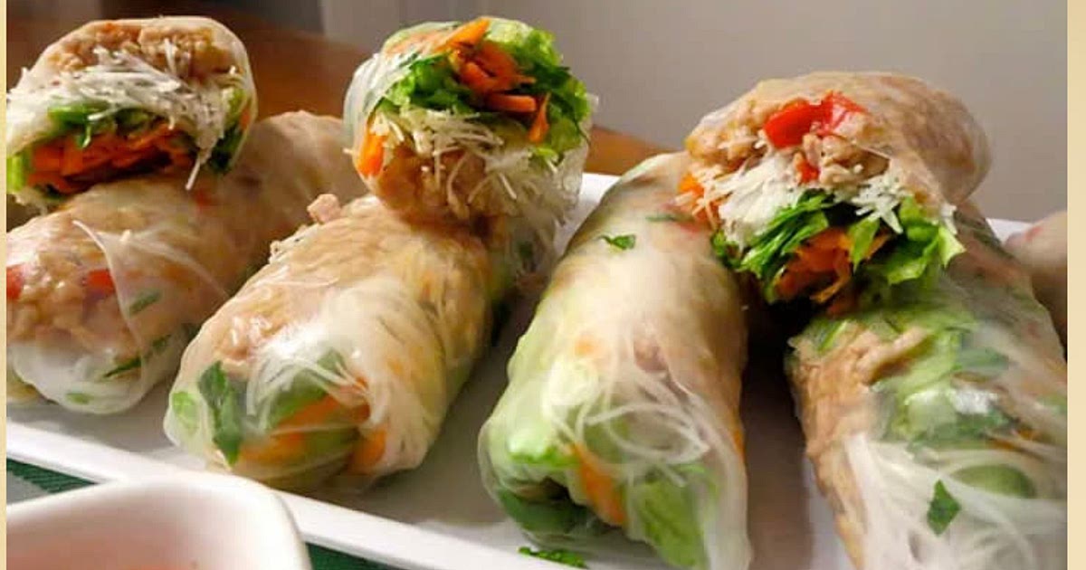 Thai Chicken Rice Paper Rolls Recipe | Samsung Food App