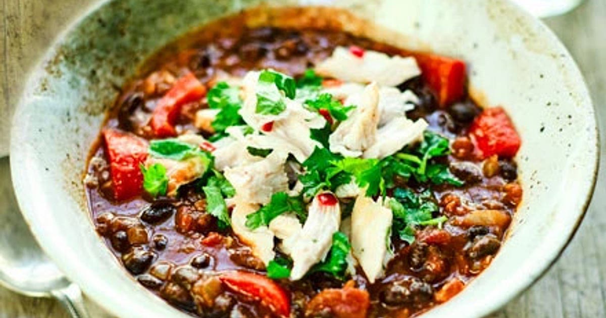 Mexican Bean soup with shredded chicken and lime Recipe | Samsung Food App