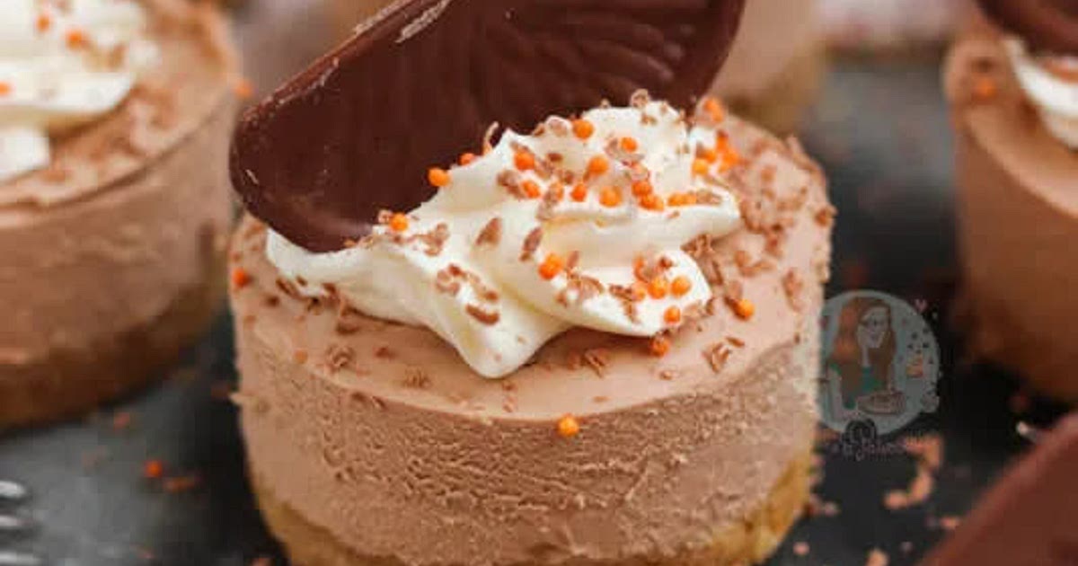 Mini chocolate orange cheesecakes! Recipe | Samsung Food App