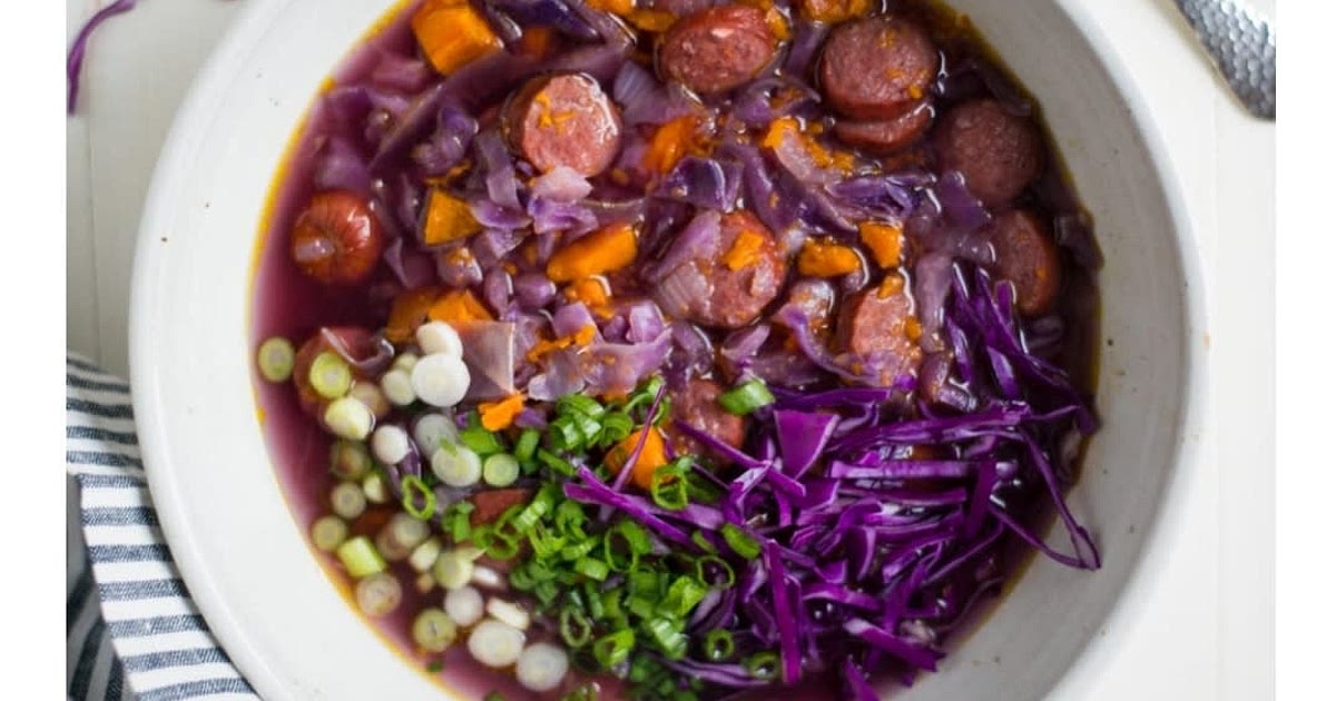 sausage, cabbage & sweet potato stew (instant pot) Recipe | Samsung Food App