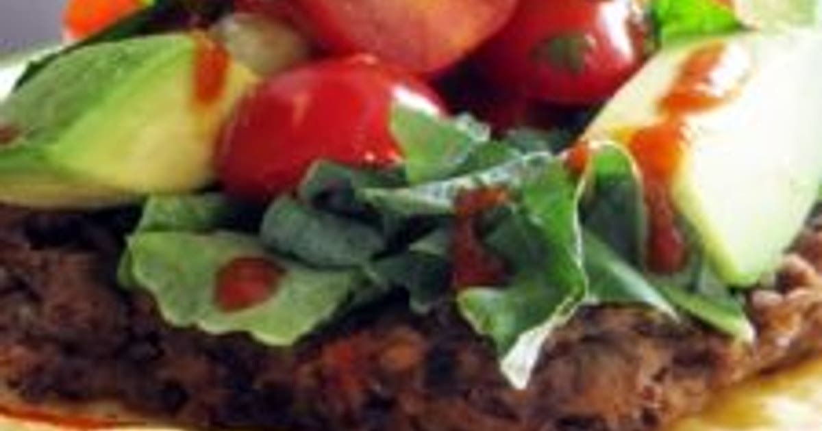 Vegan Refried Bean Tostadas Recipe | Samsung Food App