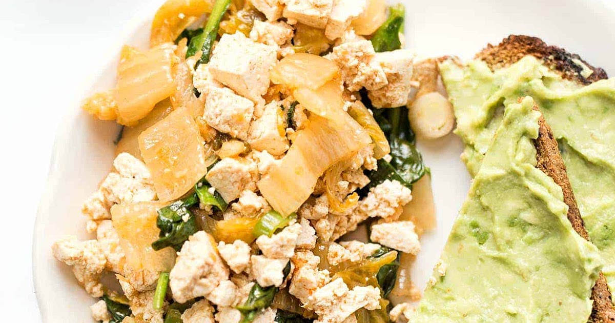 5-Minute Kimchi Tofu Scramble Recipe | Samsung Food App