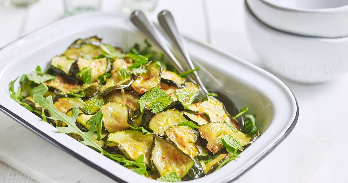 Courgette, chilli and mint salad Recipe | Samsung Food App