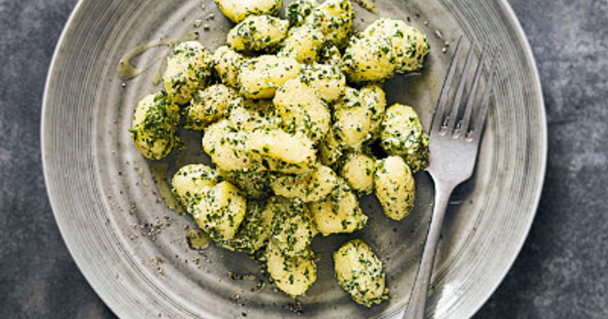 Gnocchi with kale pesto Recipe | Samsung Food App