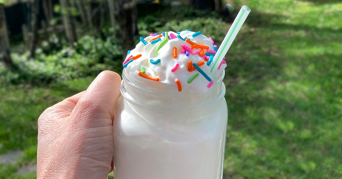 Keto Birthday Cake Protein Shake Recipe | Samsung Food App