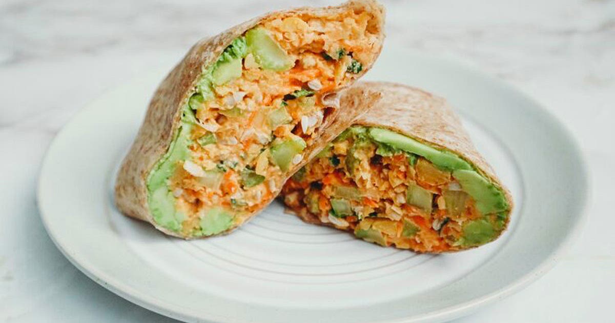 Buffalo Chickpea Salad Wraps - Vegan, Gluten-Free Recipe | Samsung Food App