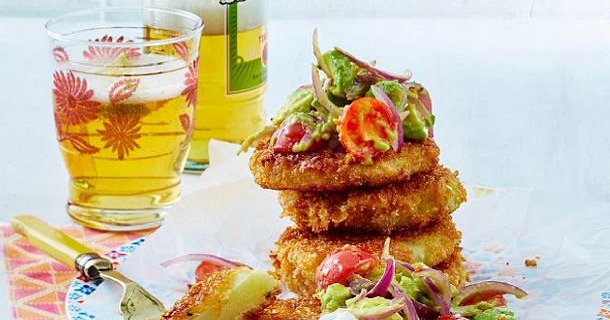 Kohlrabi-Schnitzeltürmchen mit leichter Joghurt-Aioli Recipe | Samsung Food App