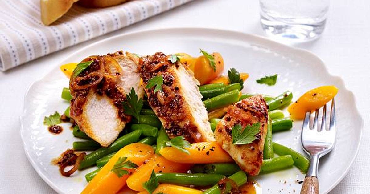 30-Minuten-Hähnchen mit Aprikosen-Bier-Soße Recipe | Samsung Food App