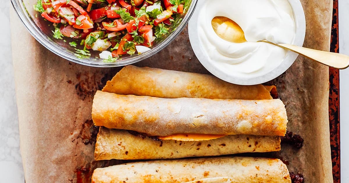 Baked Ground Beef Taquitos Recipe | Samsung Food App