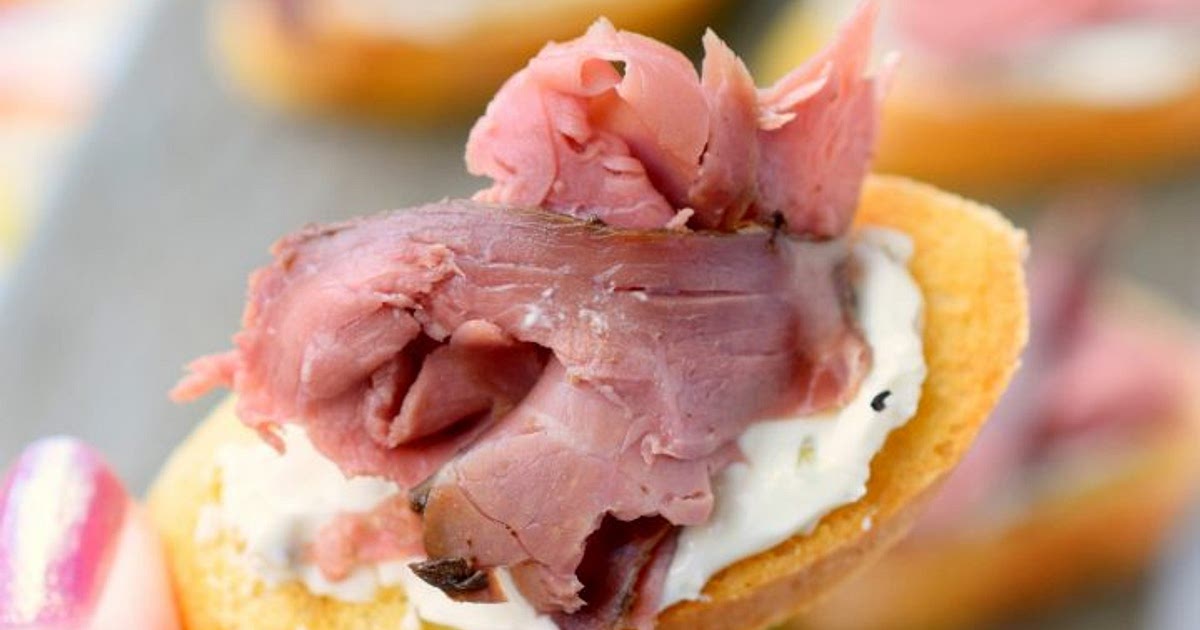 Roast Beef Crostini Recipe | Samsung Food App