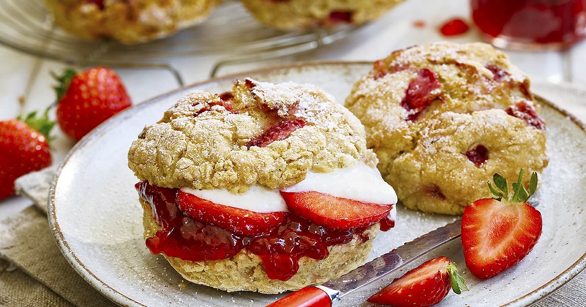 Strawberry &amp; Lemon Scones - Avant-Garde Vegan Recipe | Samsung Food App