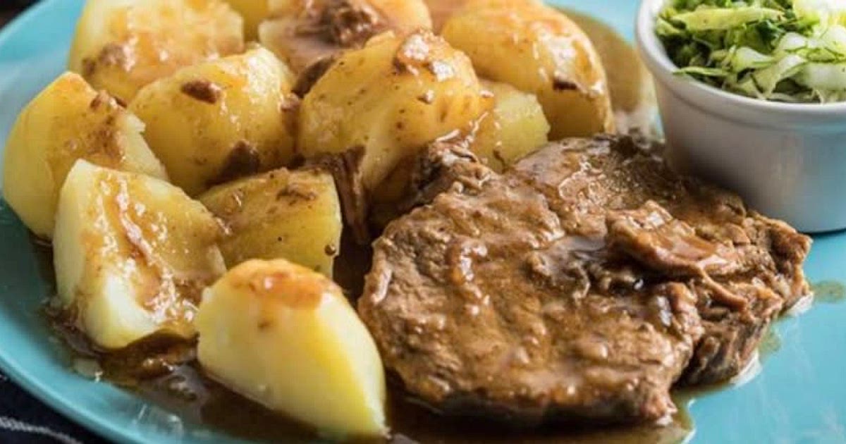 Beef Steak &amp; Potato with Lemon sauce. (بفتيك وبطاطا) Recipe | Samsung Food App