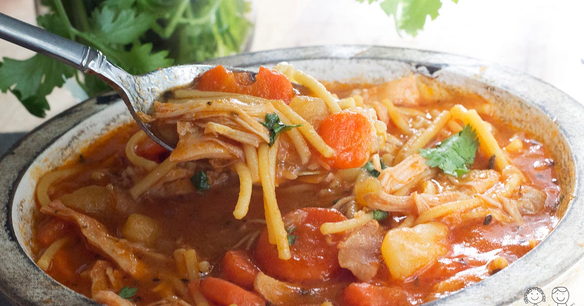 Cuban Style Chicken Noodle Soup Recipe | Samsung Food App