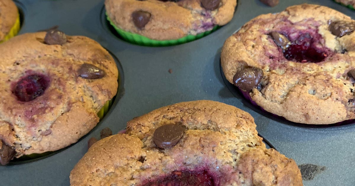 Raspberry choc chip muffins GFV Recipe | Samsung Food App