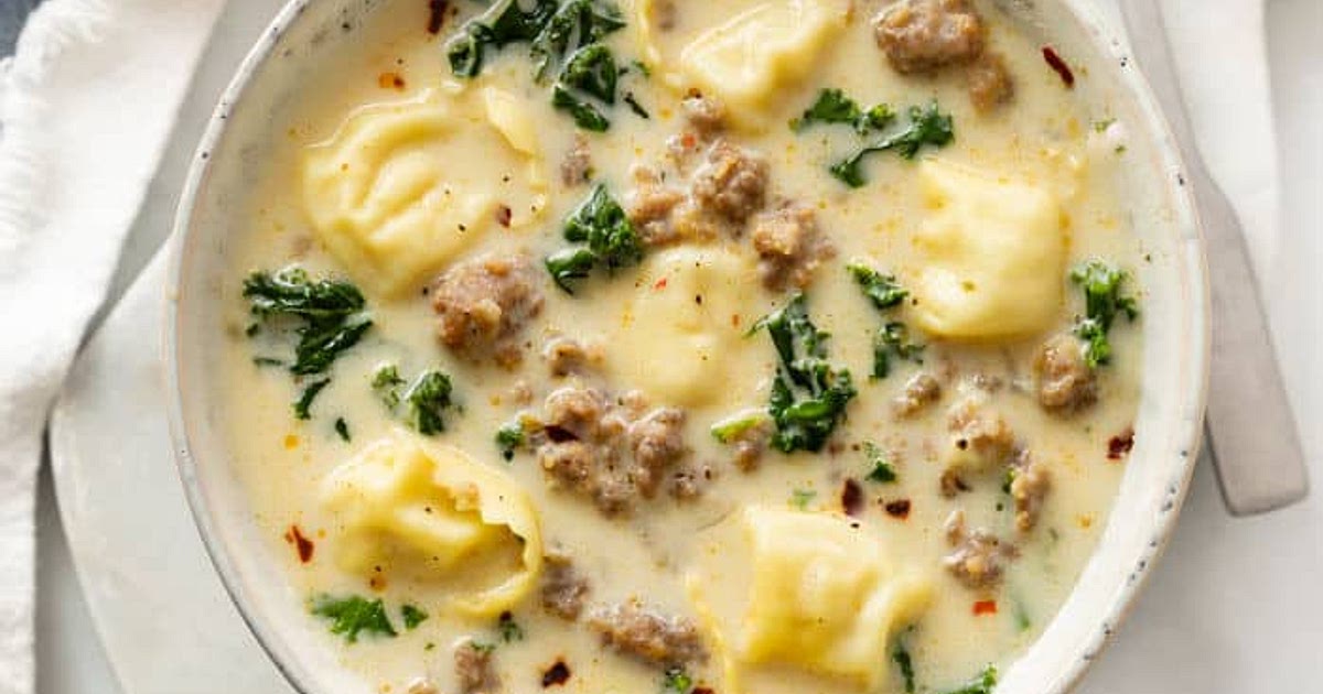 Sausage Tortellini Soup Recipe | Samsung Food App
