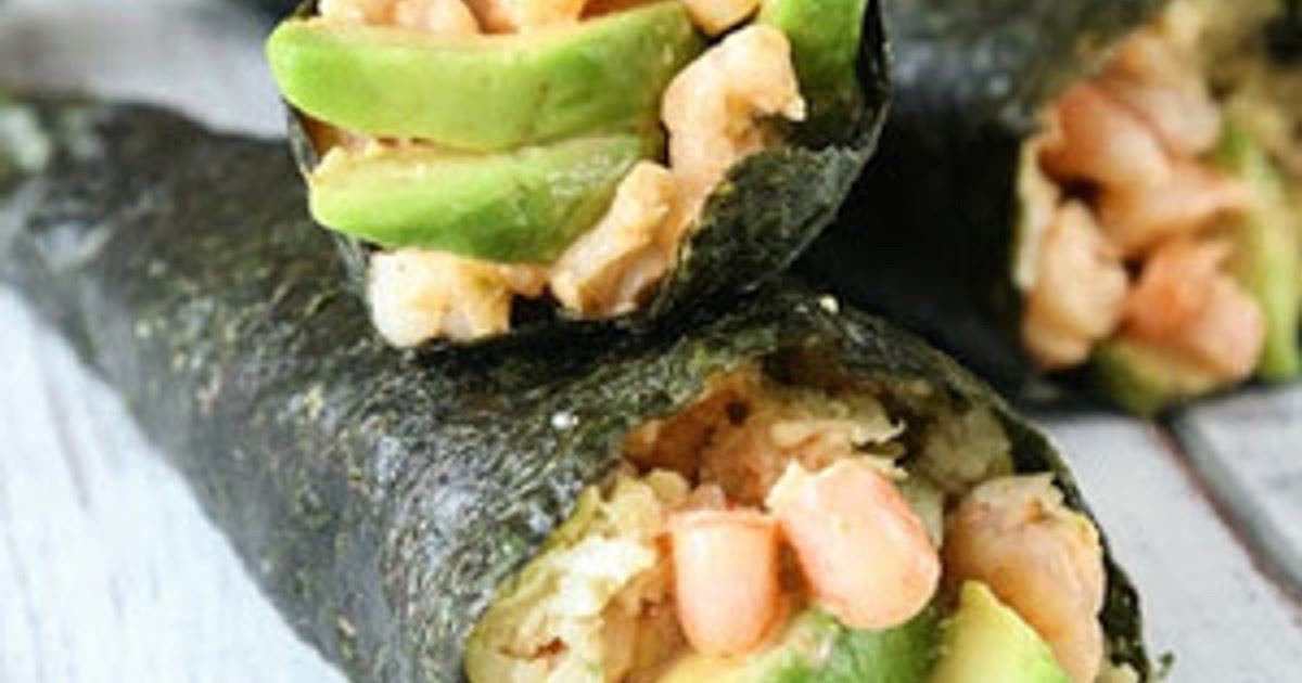 Keto Spicy Prawn Hand Rolls recipes Recipe | Samsung Food App