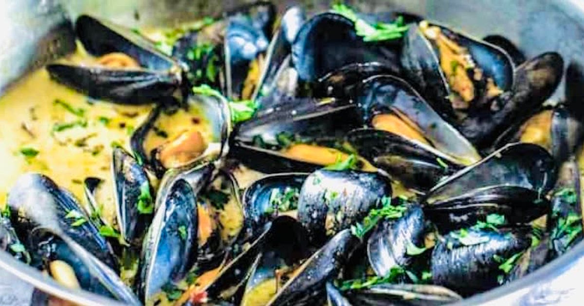 Mussels with Garlic & Lemon Sauce. Recipe | Samsung Food App