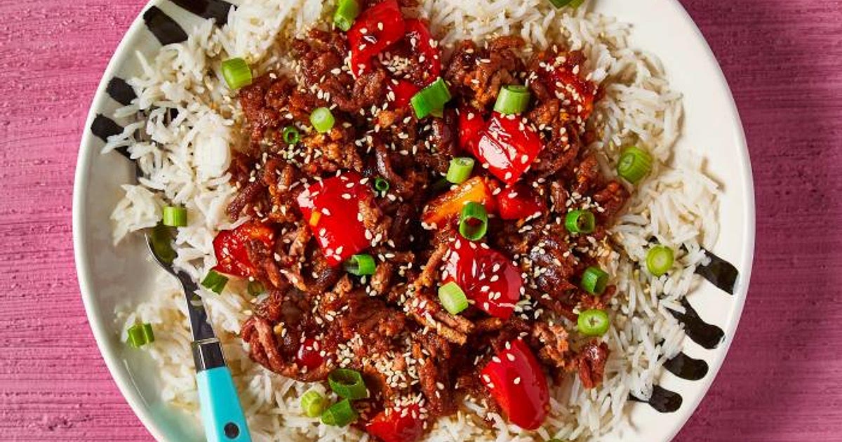G - Meat-Free Mince Sticky Chilli Stir-Fry Recipe | Samsung Food App